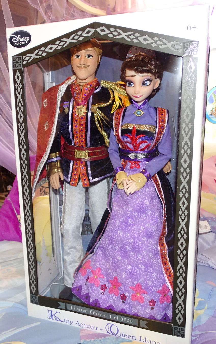 king agnarr and queen iduna dolls