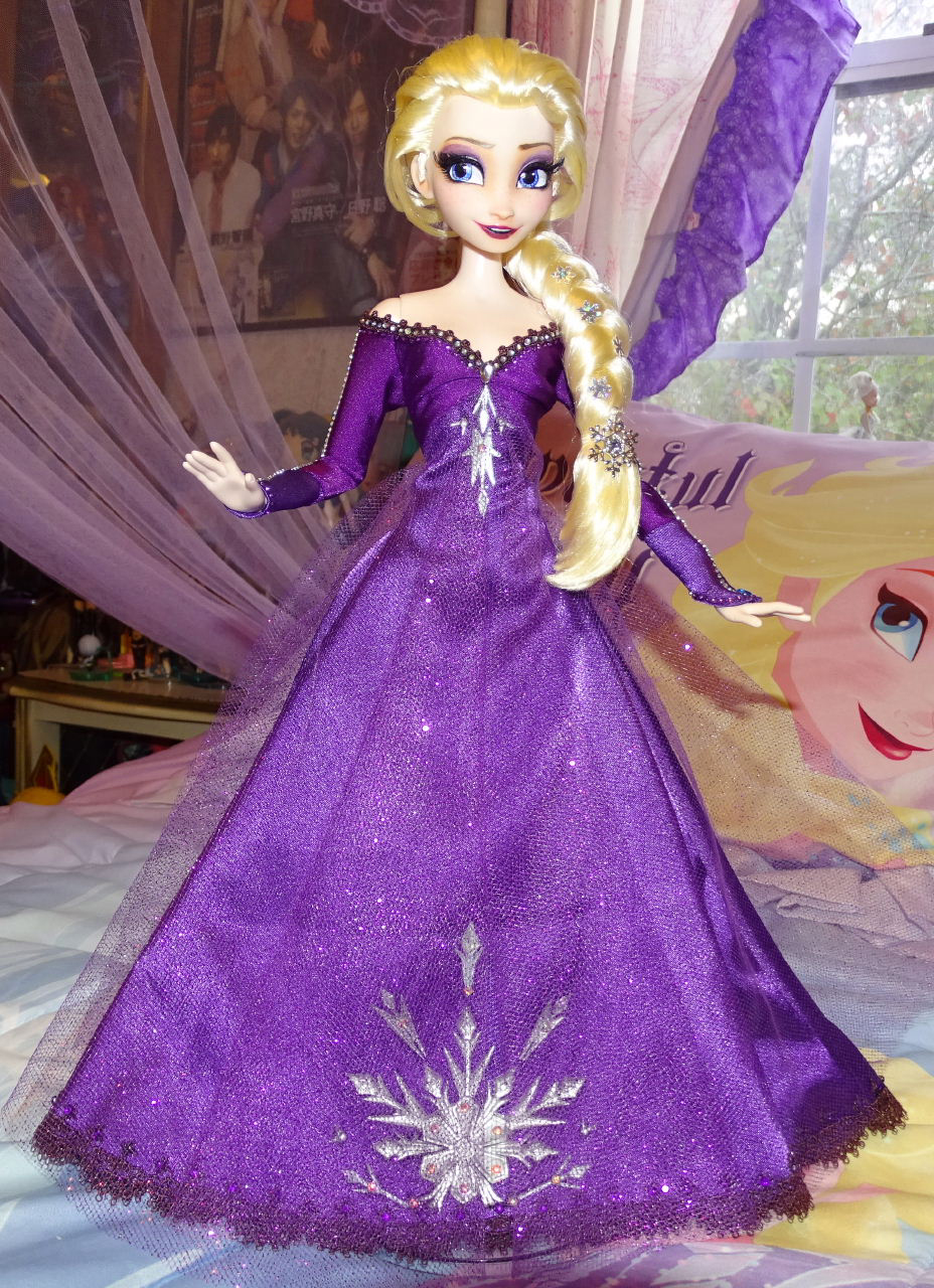 Elsa frozen 2 purple nightgown sale